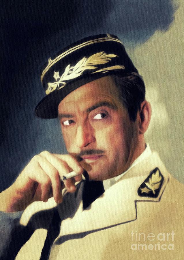Claude Rains, Vintage Actor #2 Painting by Esoterica Art Agency