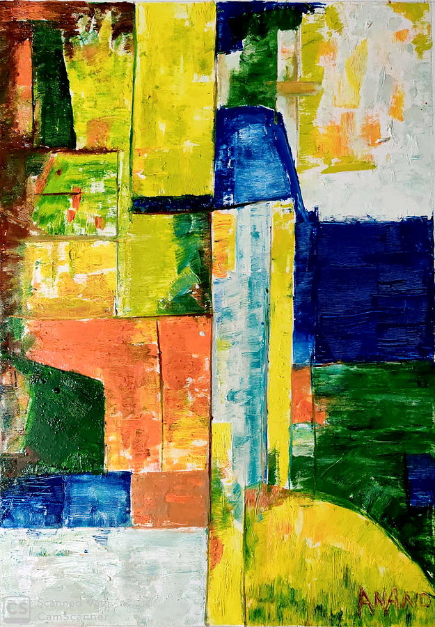 Color Composition #2 Painting by Anand Swaroop Manchiraju