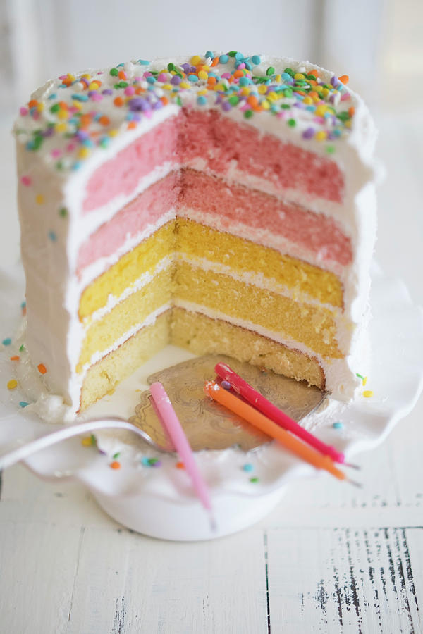 Colorful Layer Cake Photograph by Eising Studio - Fine Art America