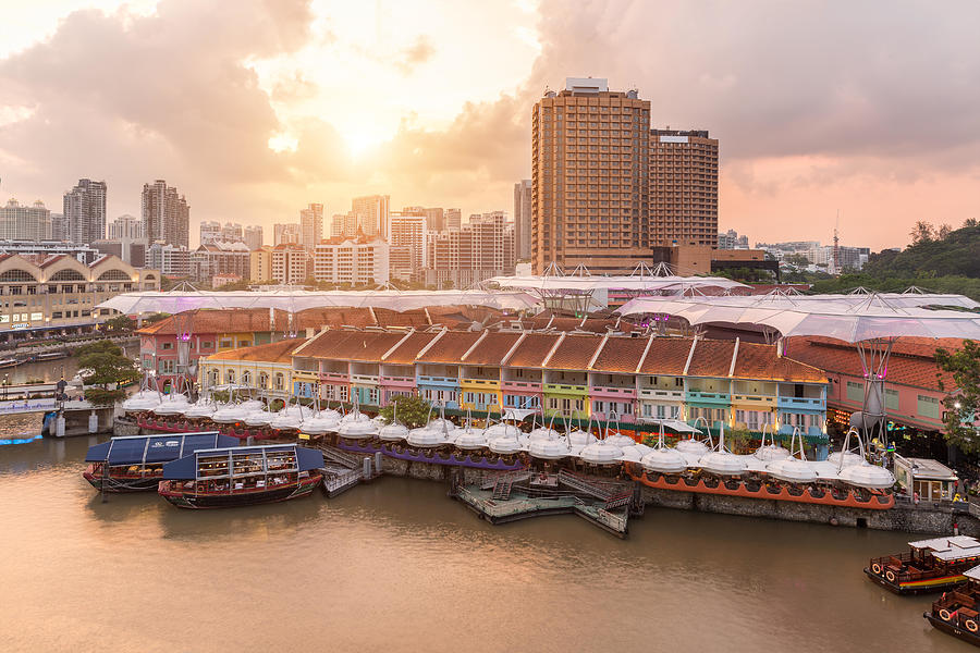 Colorful Light Building At Night #2 Photograph by Prasit Rodphan - Pixels