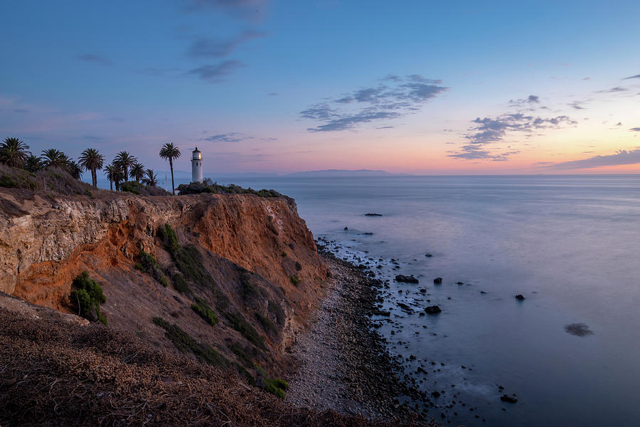 Colorful Sky after Sunset at Point Vicente Lighthouse #2 Photograph by Andy Konieczny