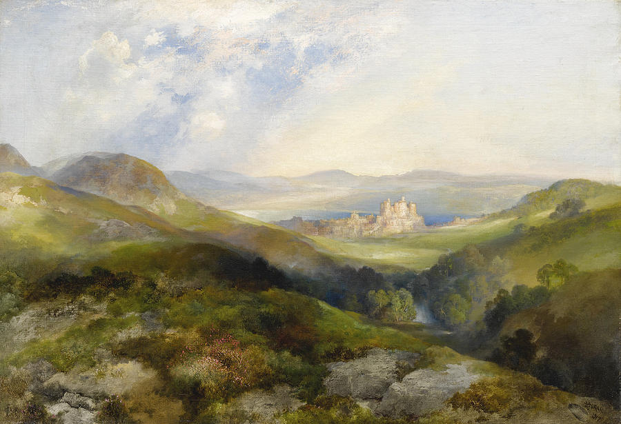Conway Castle Painting by Thomas Moran