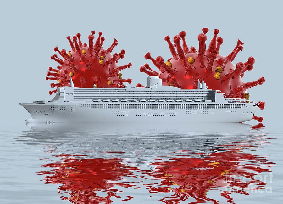 Coronavirus Outbreak On Cruise Ship #2 Photograph by Victor Habbick Visions/science Photo Library