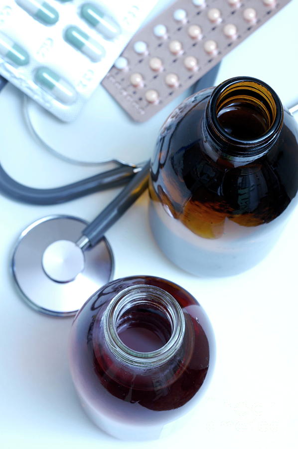 Cough Medicine Photograph by Aj Photo/science Photo Library Fine Art Cough Medicine Photograph by Aj Photo/science Photo Library Fine Art