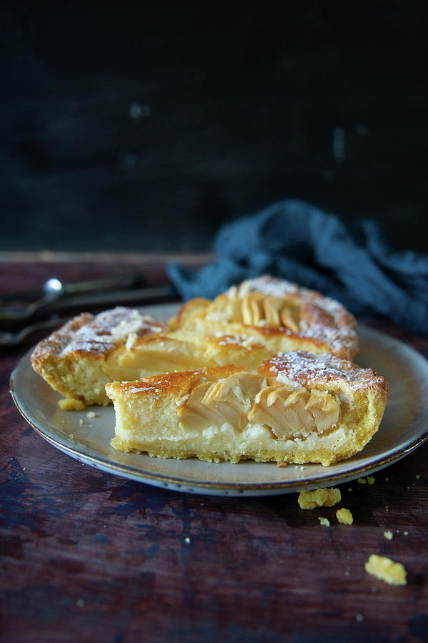 Crostata With Apples And Almonds #2 Photograph by Patricia Miceli