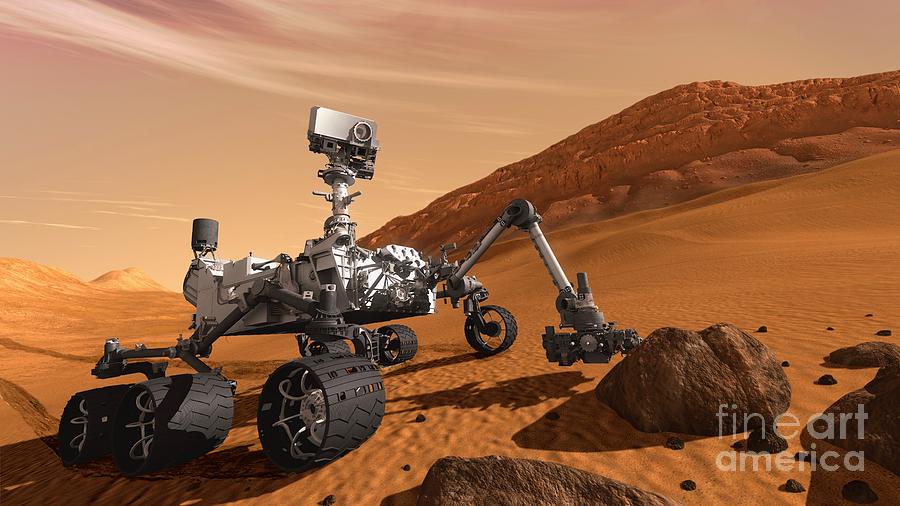 Curiosity Rover #2 Photograph by Nasa/jpl-caltech/science Photo Library