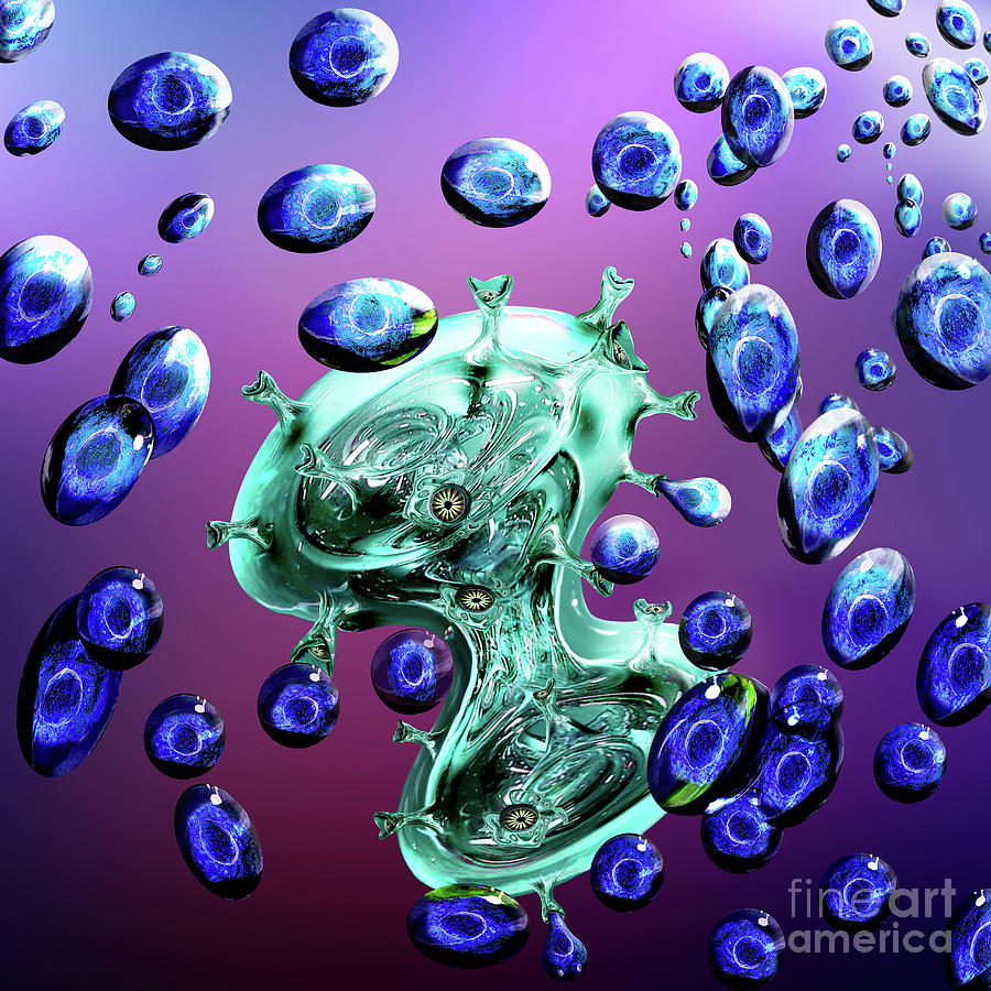 Cytokine Storm #2 by Keith Chambers/science Photo Library