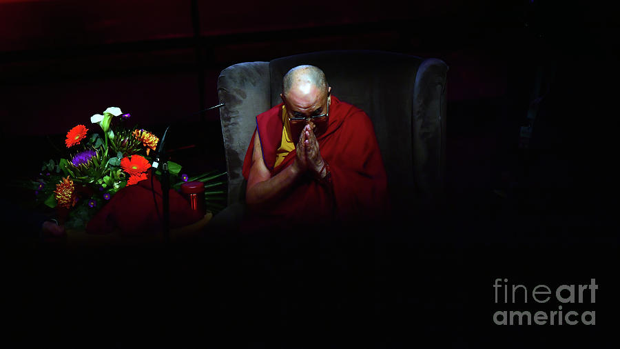 Dalai Lama Visits Londonderry #2 Photograph by Charles Mcquillan