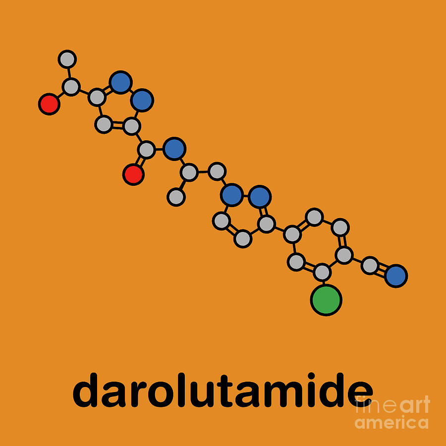 Nonsteroidal Photograph - Darolutamide Prostate Cancer Drug Molecule 2 by Molekuul/science Photo Library Nonsteroidal Photograph - Darolutamide Prostate Cancer Drug Molecule 2 by Molekuul/science Photo Library