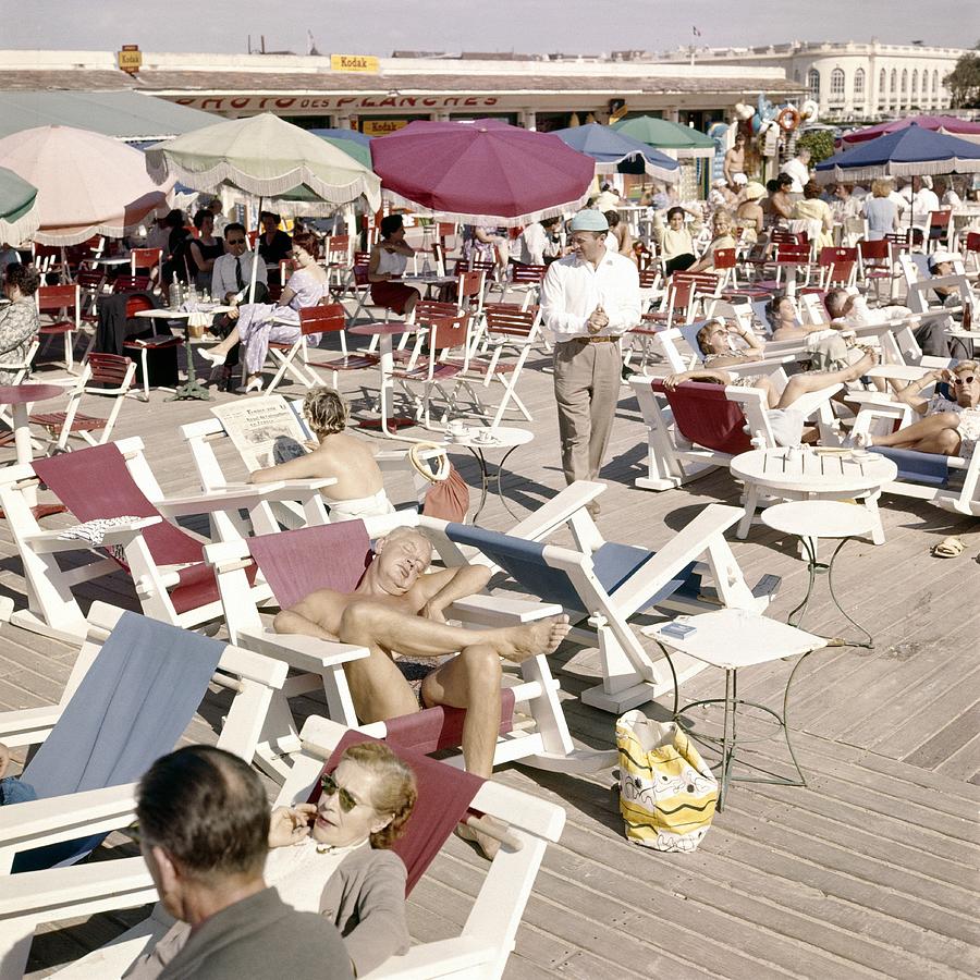 Deauville Beach In 1961 #2 Photograph by Keystone-france