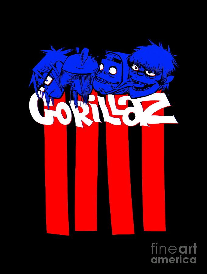 Demon Days Digital Art By Gorillaz Fine Art America 2450