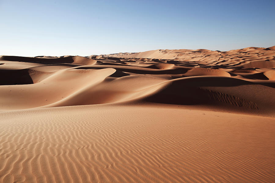 Desert Sand Dunes At Liwa Oasis Uae #2 Photograph by Gary John Norman