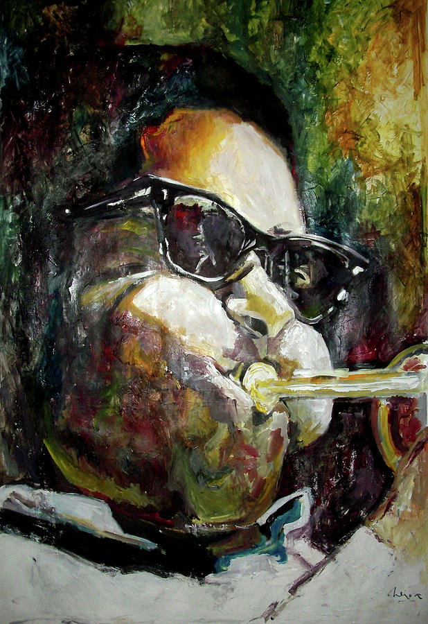 Frank Sinatra Painting - Dizzy Gillespie by Marcelo Neira