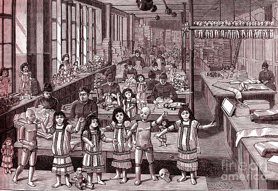 Doll Factory #2 Photograph by Collection Abecasis/science Photo Library