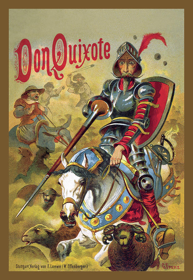 Knight Painting - Don Quixote #2 by G. Franz