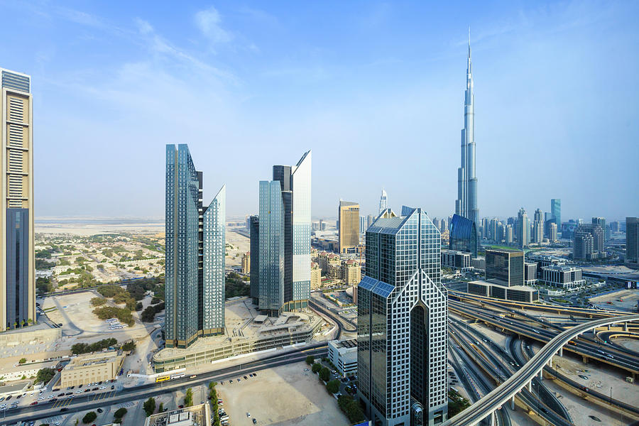 Dubai Cityscape #2 Photograph by Fraser Hall