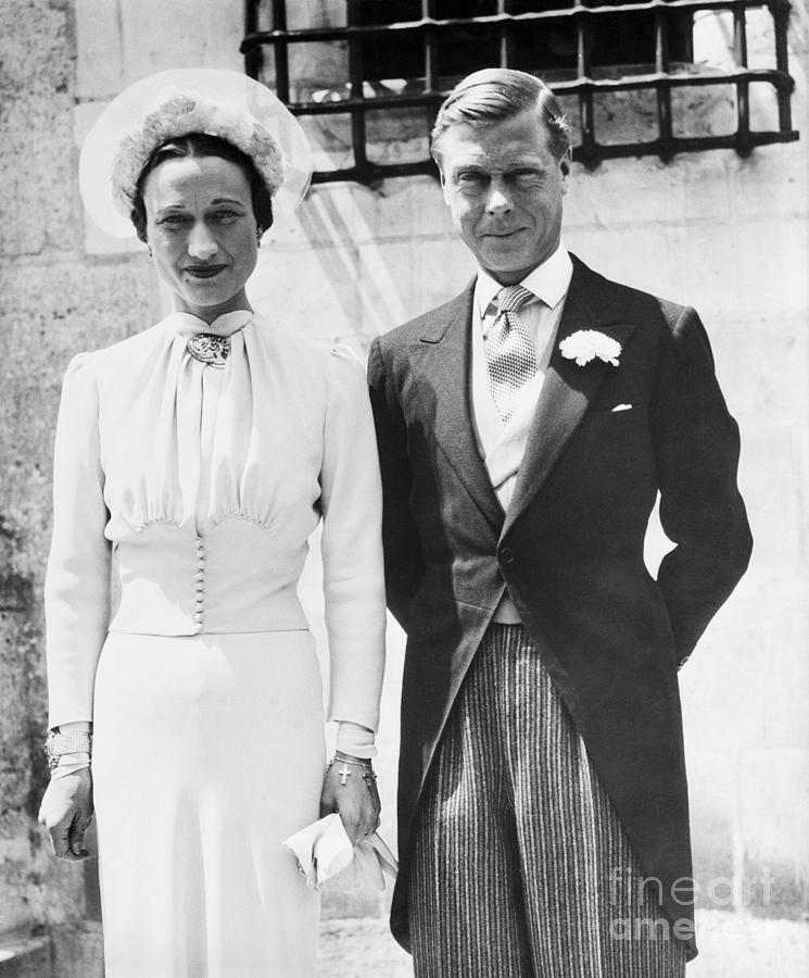 Portrait Photograph - Duke And Duchess Of Windsor #2 by Bettmann