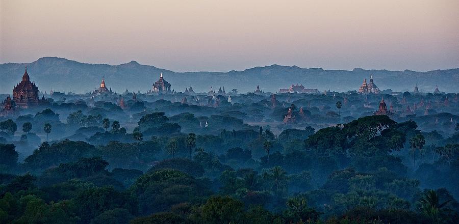 Landscape Photograph - Early Morning Bagan #2 by Christian.rumpfhuber