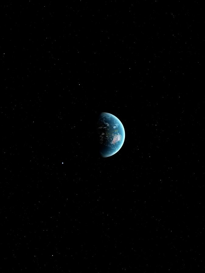 Earth From Space, Artwork #2 Digital Art by Sciepro
