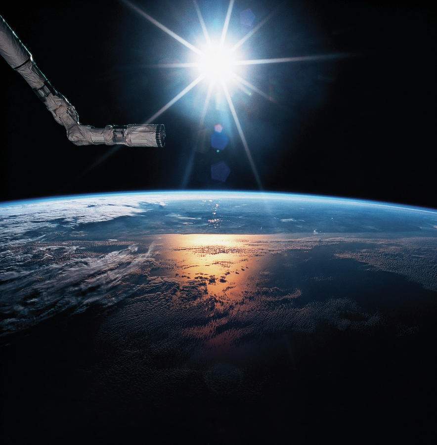 Earth Viewed From The Space Shuttle #2 Photograph by Stockbyte