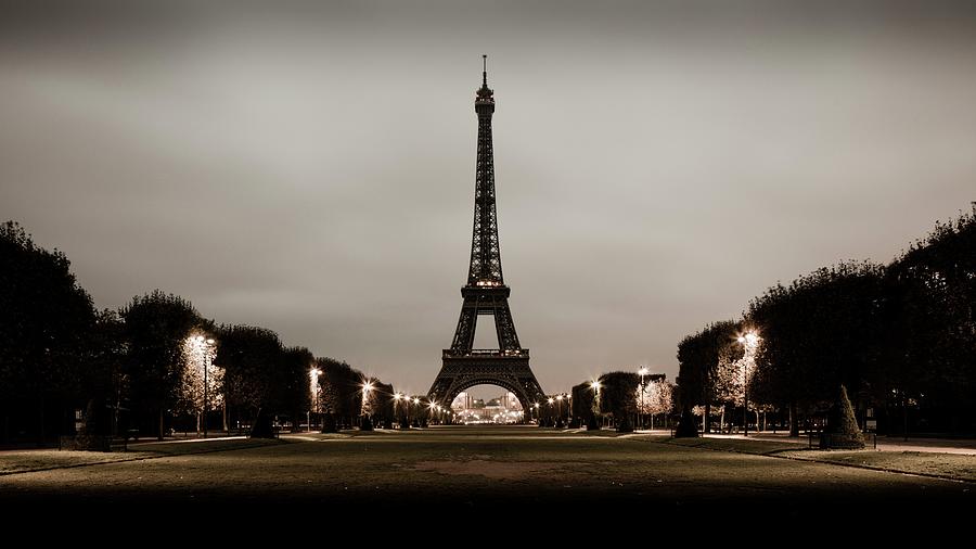 Architecture Digital Art - Eiffel Tower In Paris #2 by Massimo Ripani