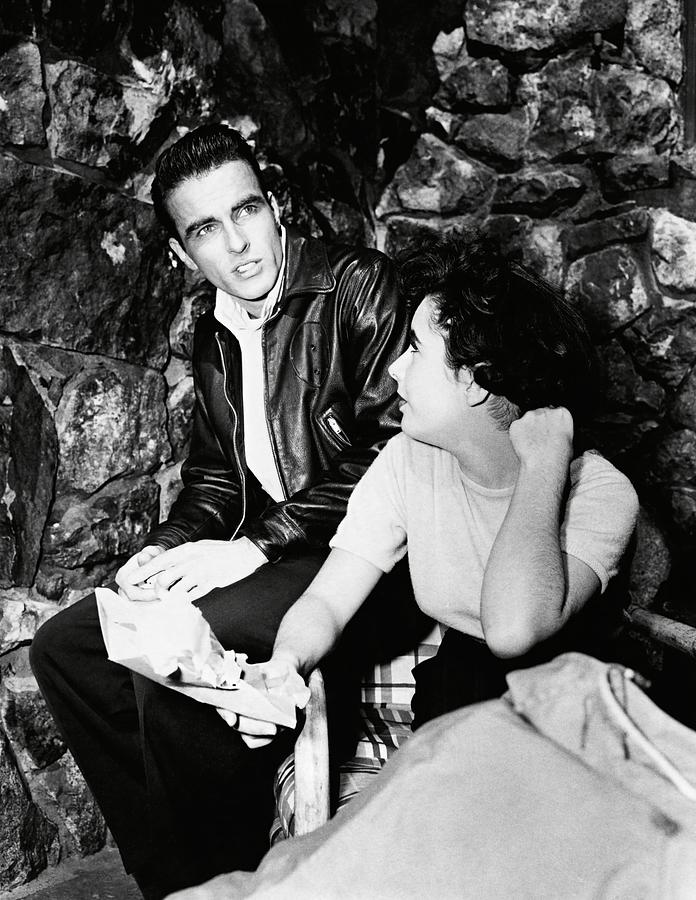 ELIZABETH TAYLOR and MONTGOMERY CLIFT in A PLACE IN THE SUN -1951-. #2 Photograph by Album