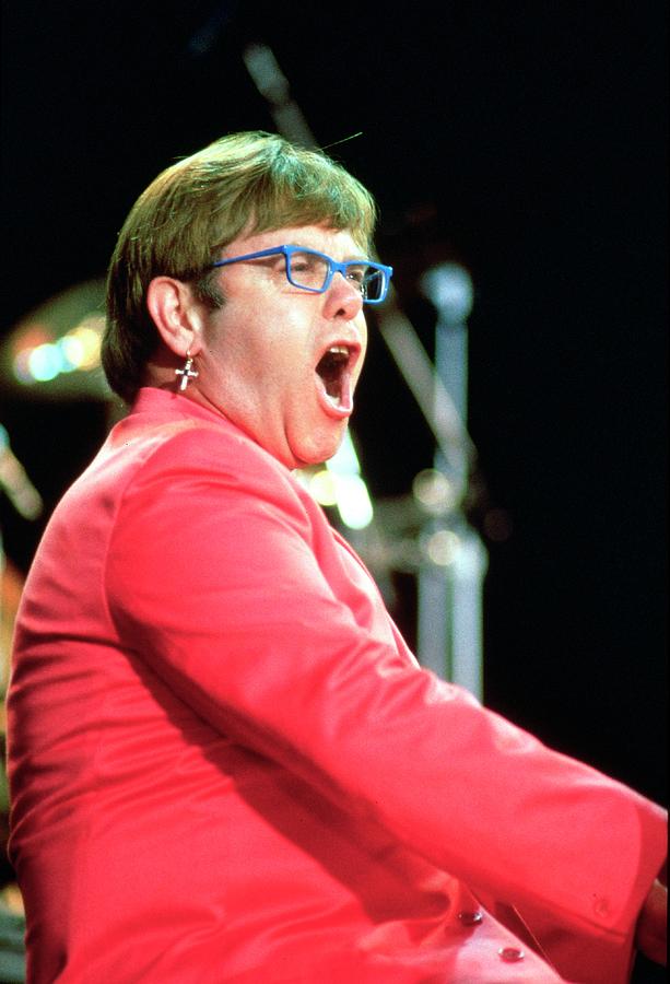 Elton John #2 Photograph by Martyn Goodacre