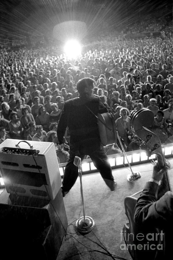 Elvis At Russwood Park by Alfred Wertheimer