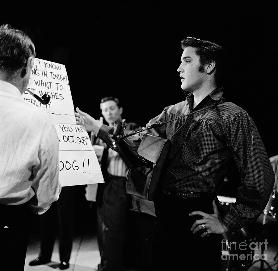 Elvis On The Ed Sullivan Show #2 Photograph by Cbs Photo Archive