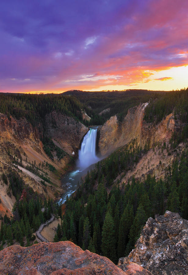 Yellowstone National Park Photograph - Endless Flow #1 by Kadek Susanto