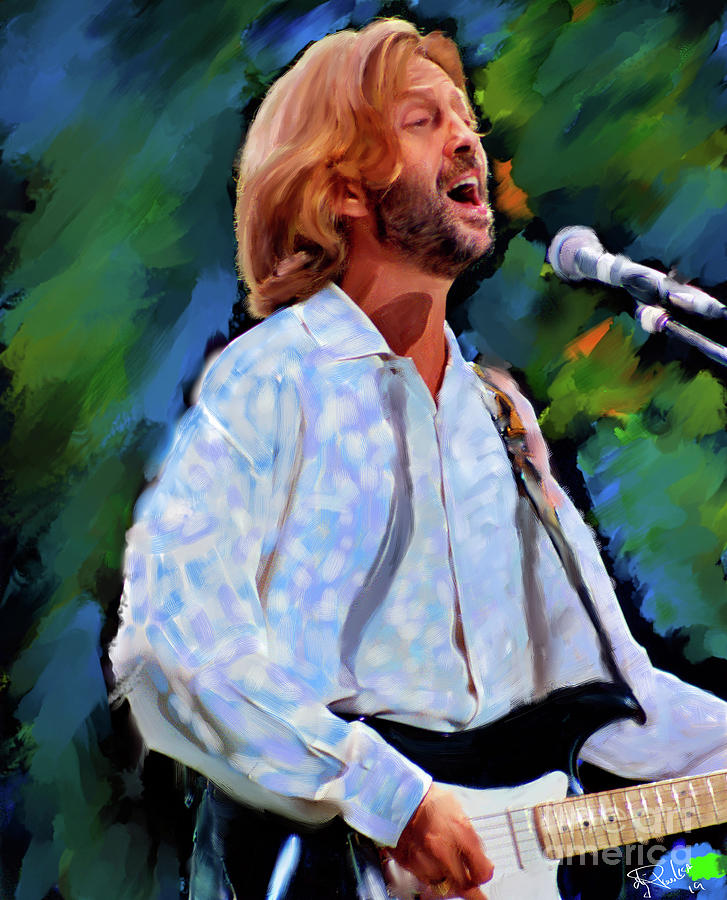Eric Clapton 2 #2 Digital Art by Donald Pavlica