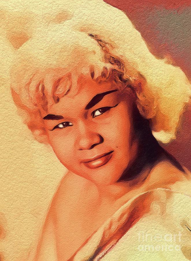 Etta James, Music Legend #2 Painting by Esoterica Art Agency