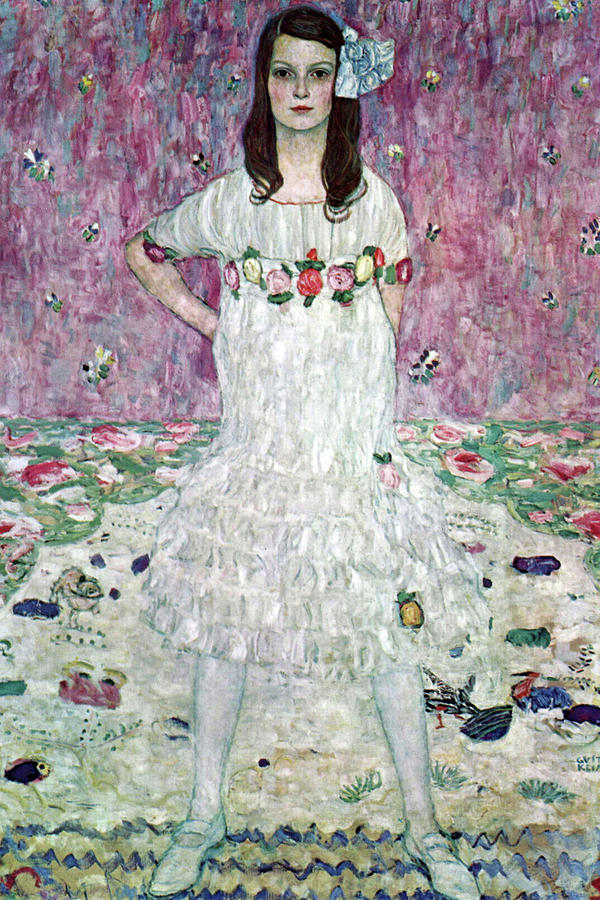Eugenia Primavesi #2 Painting by Gustav Klimt