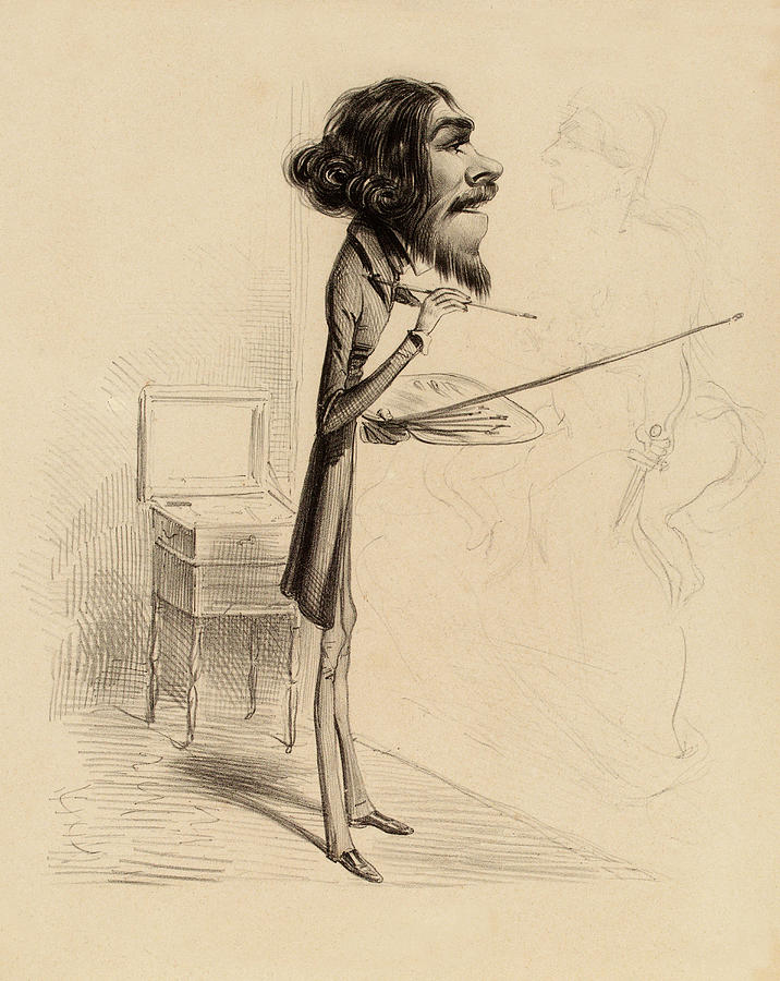 Eugène Delacroix, French Artist #2 Photograph by Science Source