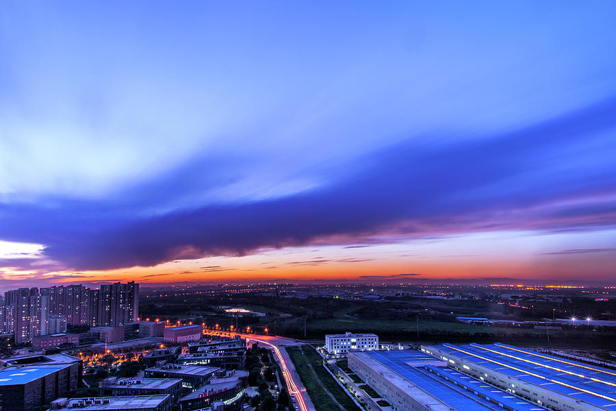 Evening Cityscape Of Beijing #2 Photograph by Czqs2000 / Sts