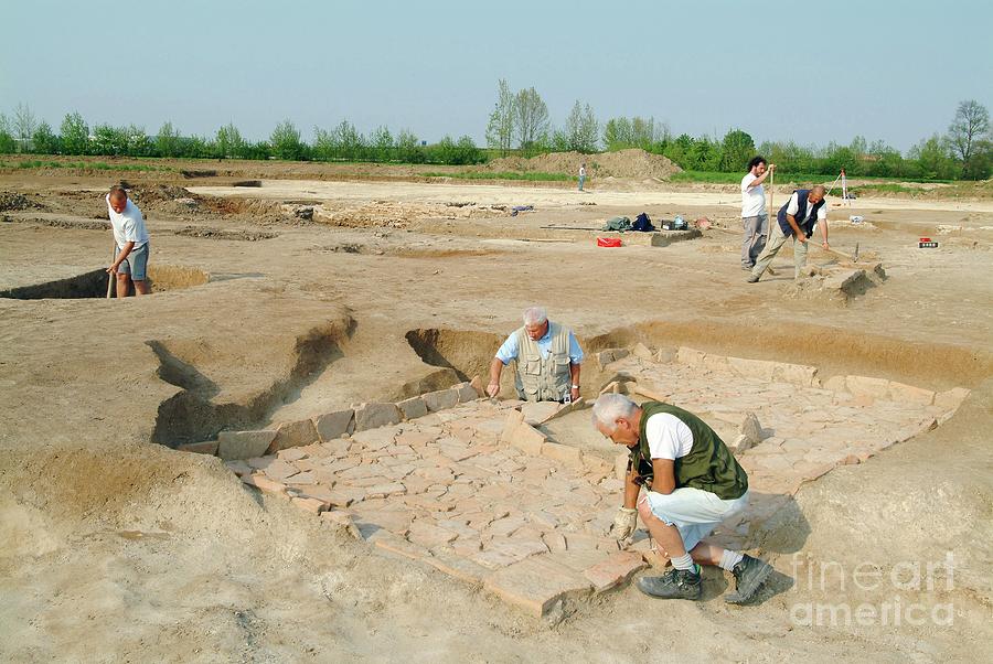 Excavation Site Of The Valdaro Lovers Photograph by Pasquale Sorrentino ...