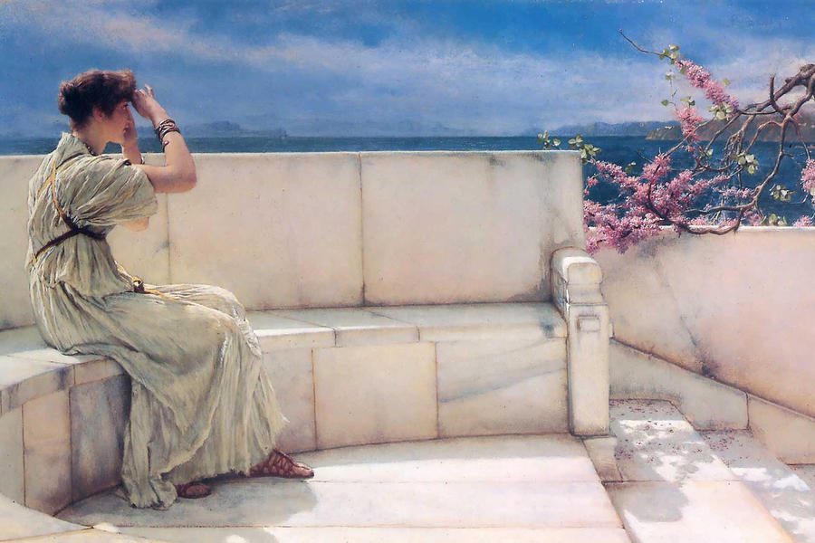 Expectations #2 Painting by Lawrence Alma-Tadema