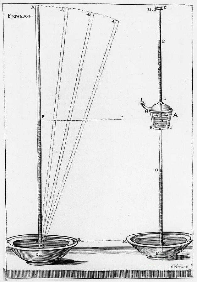 Experimental Barometers Used #2 Drawing by Print Collector