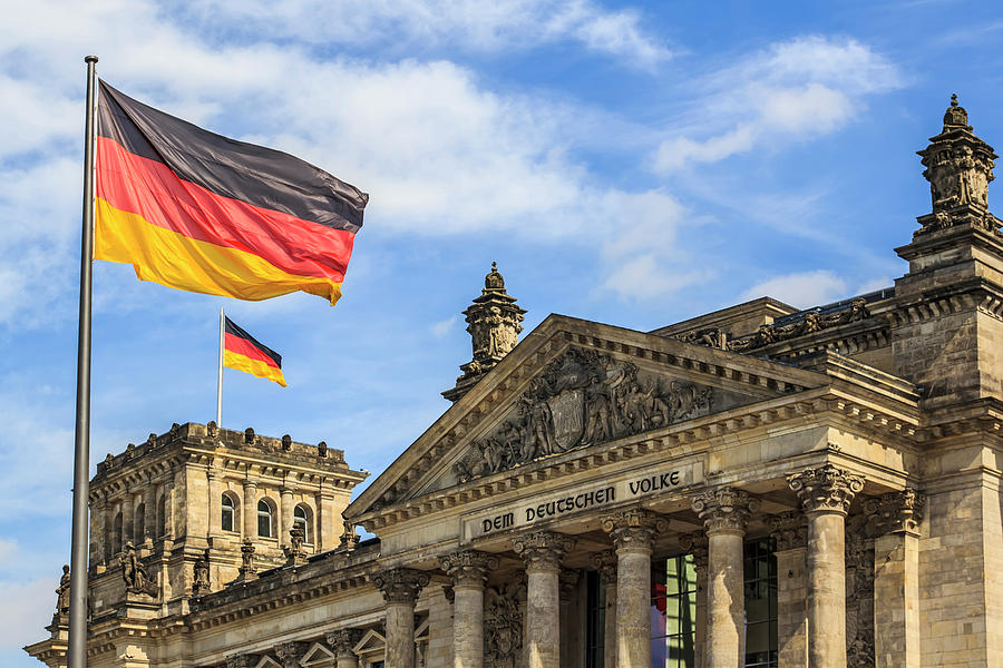 Facade And Dome Of The Deutscher #2 Photograph by Miva Stock - Fine Art ...