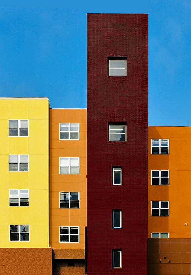 Architecture Photograph - Facade - Downtown San Diego California #2 by Arnon Orbach