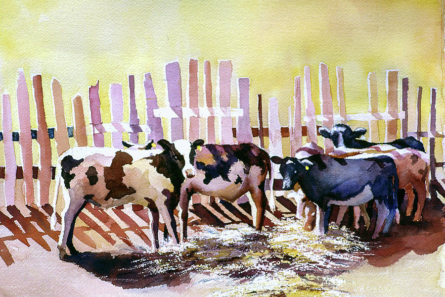Fenced In #2 Painting by Connie Williams