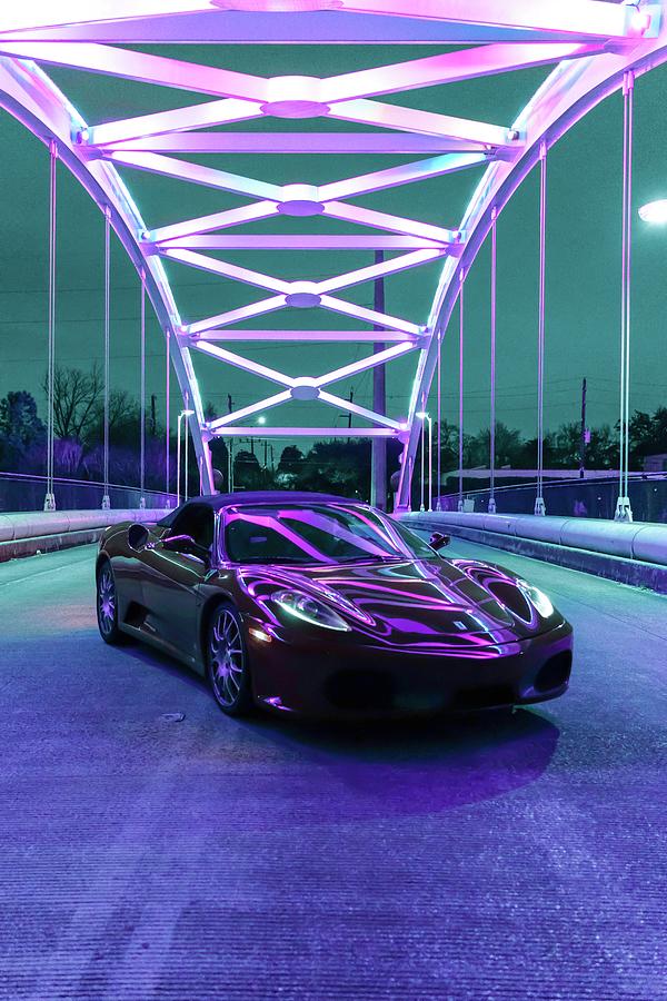 Ferrari F430 Hazard Bridge #2 Photograph by Rocco Silvestri