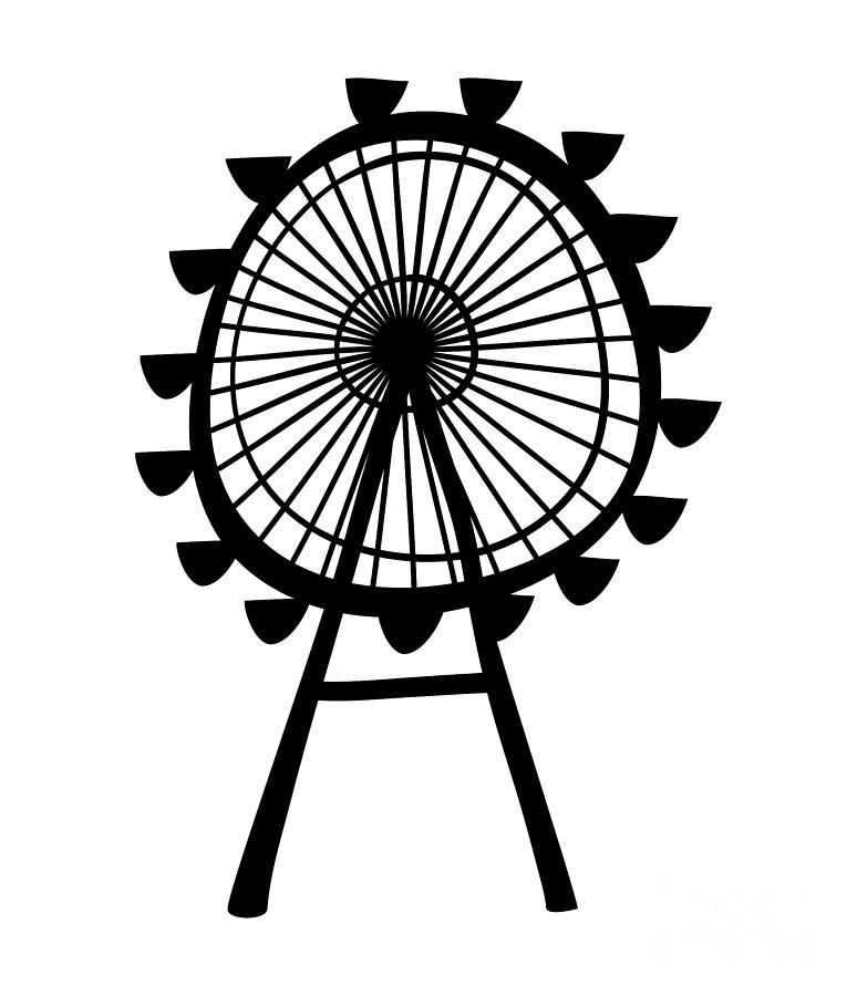 Ferris Wheel #2 Digital Art by Michal Boubin