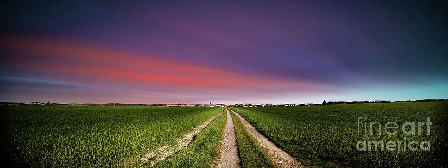 Field With Dirt Road And Sunset Sky #2 Photograph by Science Photo Library Field With Dirt Road And Sunset Sky #2 Photograph by Science Photo Library