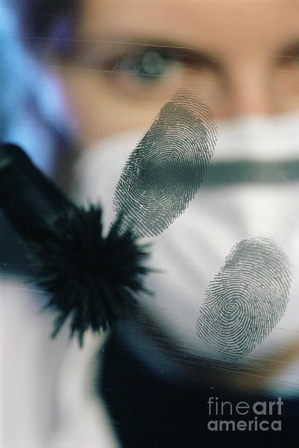 Fingerprint Detection At A Crime Scene Photograph By Philippe Psaila