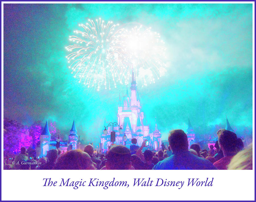 Fireworks, Magic Kingdom, Walt Disney World #2 Photograph by A Macarthur Gurmankin