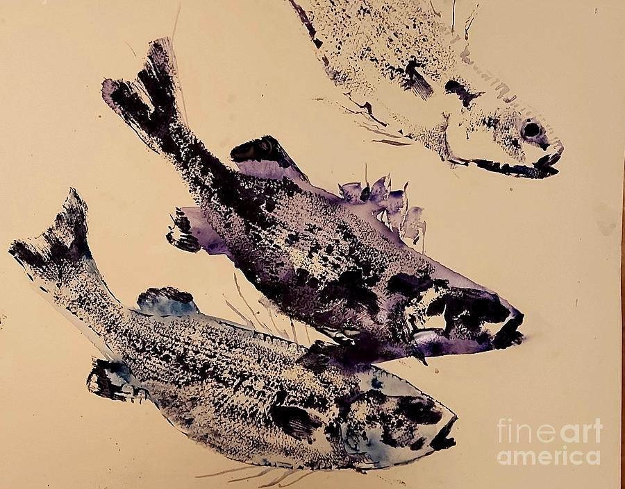 Fish Painting by Jocasta Shakespeare