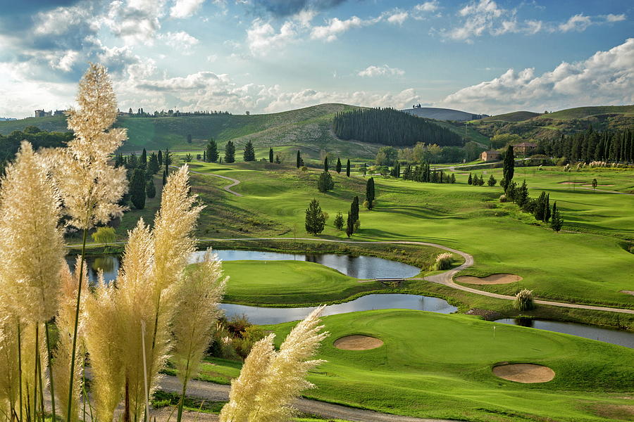 Florence, Castelfalfi Golf Club #2 Digital Art by Hans-peter Huber