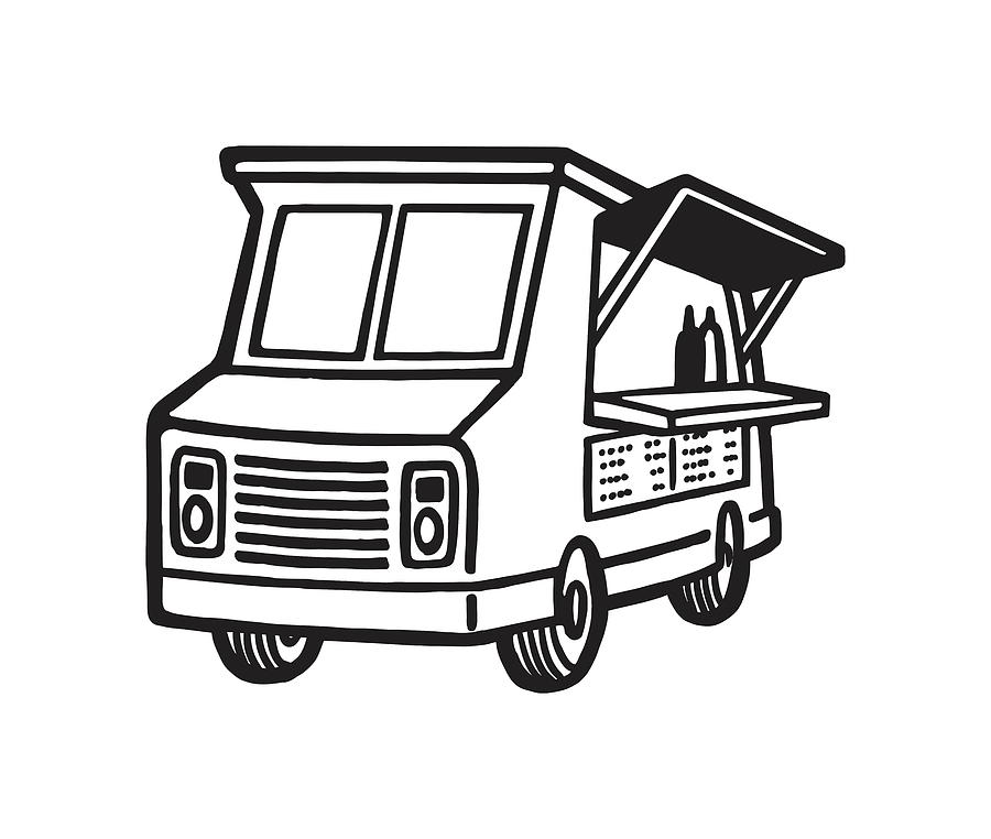 Food Truck Drawing by CSA Images  Pixels