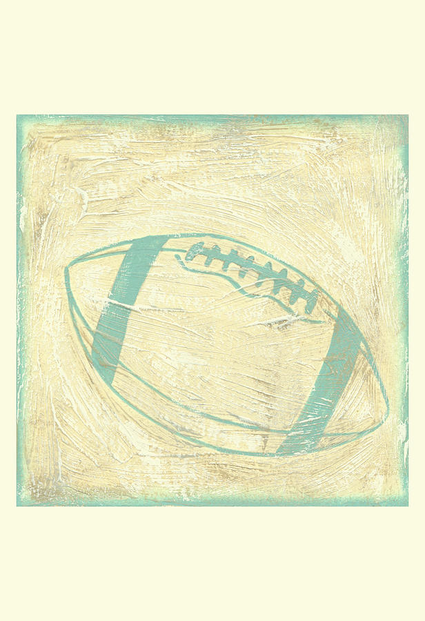 Sports Painting - Football Rules #2 by Chariklia Zarris